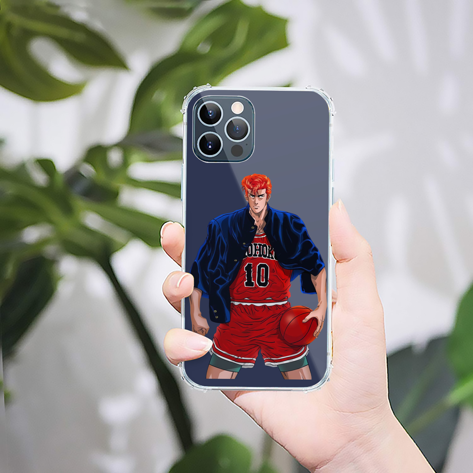 （画像用） SLAM DUNK／スラムダンク 【iPhone 12シリーズ対応】透明スマホケース（クリアソフトケース）